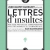 Insulter : tout un art