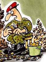 Un encadrement militaire pour les jeunes délinquants.