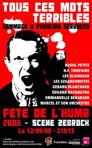 La Fête de l'Huma rend hommage à François Béranger