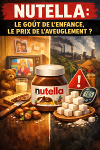 NUTELLA : LE GOÛT DE L'ENFANCE, LE PRIX DE L'AVEUGLEMENT ?