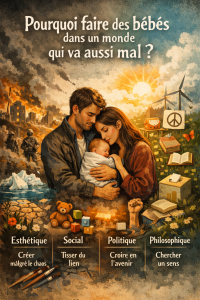 Pourquoi faire encore des bébés dans un monde qui va aussi mal ?