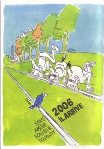 Bertrand Delanoë m'envoie ses vœux 2006 par la Poste