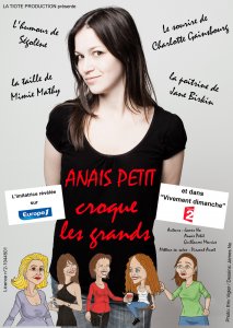 Anaïs PETIT, l'Imitatrice à croquer qui lorgne vers la Comédie
