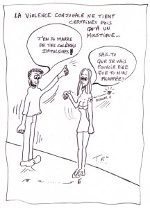 Quand la femme battue devient une cause caricaturale et sexiste