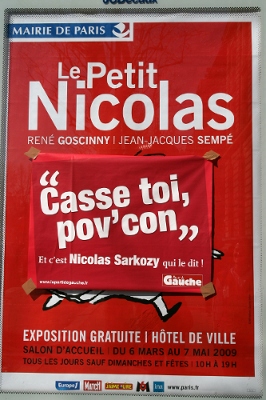 "Casse-toi pôv'con — Et c'est Nicolas Sarkozy qui le dit" !