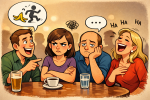 Comment expliquer à quelqu'un qui se croit drôle qu'il ne l'est pas, sans le vexer ?