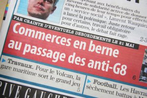 A J-7, arrêtez de flipper avec l'anti-G8 du Havre !