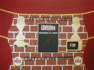 La toile "Edouardo est mort" fait scandale !