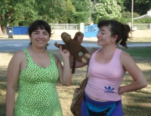 Danse avec Tatiana et Tamara Saphir
