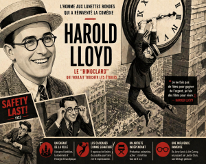 Harold Lloyd : pourquoi le “binoclard” du cinéma muet a changé Hollywood à jamais