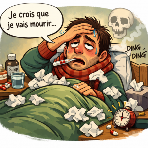 Pourquoi les hommes sont-ils vraiment de si mauvais malades ?