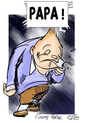 Tintin : Nick Rodwell insulte à ras la houpette !