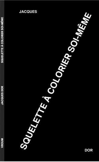 Squelette à colorier de Jacques Dor, Editions Vroum