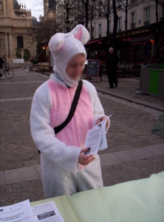 Les Droits des Animaux à la Porte du Salon Marjolaine