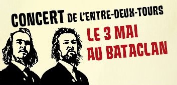 "La Chanson du Dimanche" en concert d'incitation au vote entre les deux tours de la Présidentielle