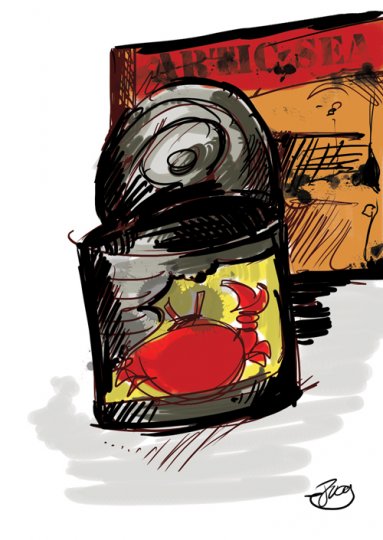 C'est Tintin pour retrouver l'Arctic-Sea !