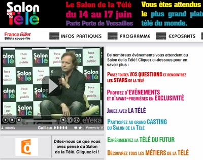 Triste comme un Salon de la Télé à Paris