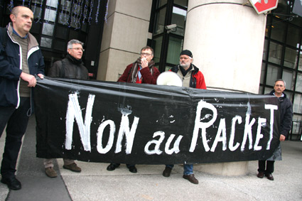 Pique-nique anti-racket à la mairie du Havre