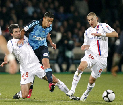 Bordeaux Vainqueur du Match Lyon-Marseille