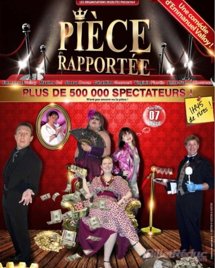 "Pièce rapportée" débarque au Théâtre du Gymnase