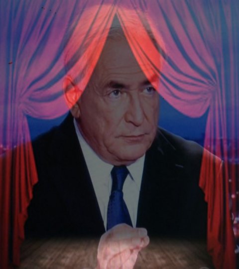 La mauvaise farce théâtrale de DSK au 20 heures de TF1