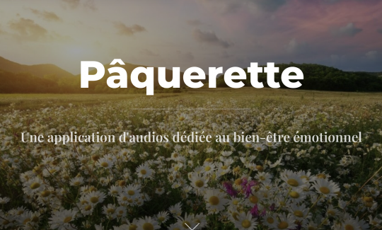 Retrouvez votre équilibre émotionnel avec Pâquerette, l'application qui vous veut du bien !