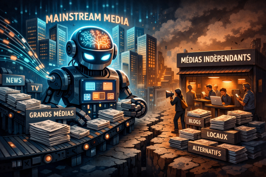 Quand l'intelligence artificielle lit toujours les mêmes journaux