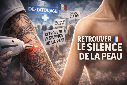 Dé-tatouage, pourquoi la nouvelle mode du « skin clean » remplace la folie des tatouages
