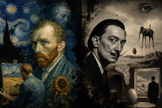 Van Gogh et Dali : ces deux génies nés dans l'ombre d'un frère mort, un secret troublant qui a façonné leur destin