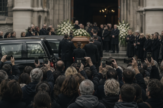 Ces anonymes qui envahissent les enterrements de célébrités pour voir des stars : fascination malsaine ou simple curiosité ?