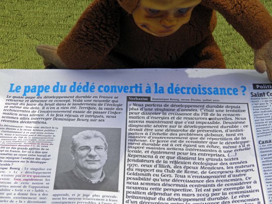 « Arrêtons la farce du développement durable » ! 