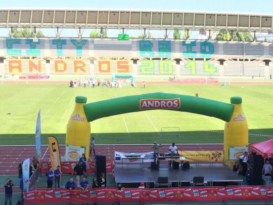 Le CITY RAID ANDROS fait le plein de succès et d'émotions au STADE CHARLETY de Paris